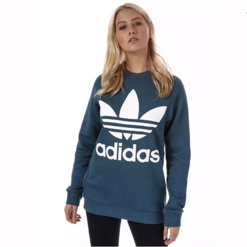 NWT Adidas Original Trefoil Oversized Sweatshirt